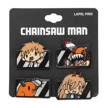 Load image into Gallery viewer, Chainsaw Man Chibi 4-Pin Set

