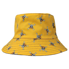 Load image into Gallery viewer, One Piece Luffy Pirate Symbol Reversible Hat
