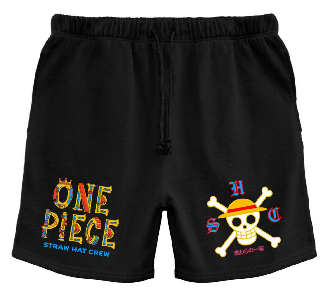 One Piece EXCLUSIVE Jewels Logo And Pirate Skull Shorts