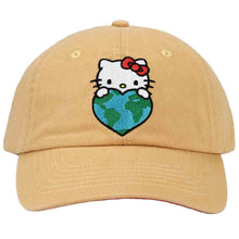 Load image into Gallery viewer, Hello Kitty Love Earth Embroidered Hat
