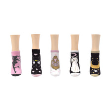 Load image into Gallery viewer, Sailor Moon Lurex 5 Pair Pack Lowcut Socks
