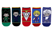 Load image into Gallery viewer, Hunter X Hunter 5-Pair Lowcut Socks
